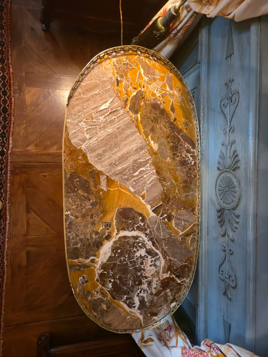 Desserte à trois plateaux de style Louis XVI.   -photo-1