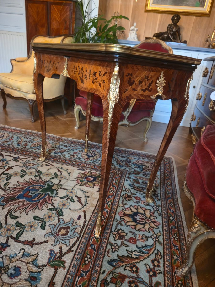 End Wood Marquetry Games Table In The Bvrb Style, By Krieger,-photo-5
