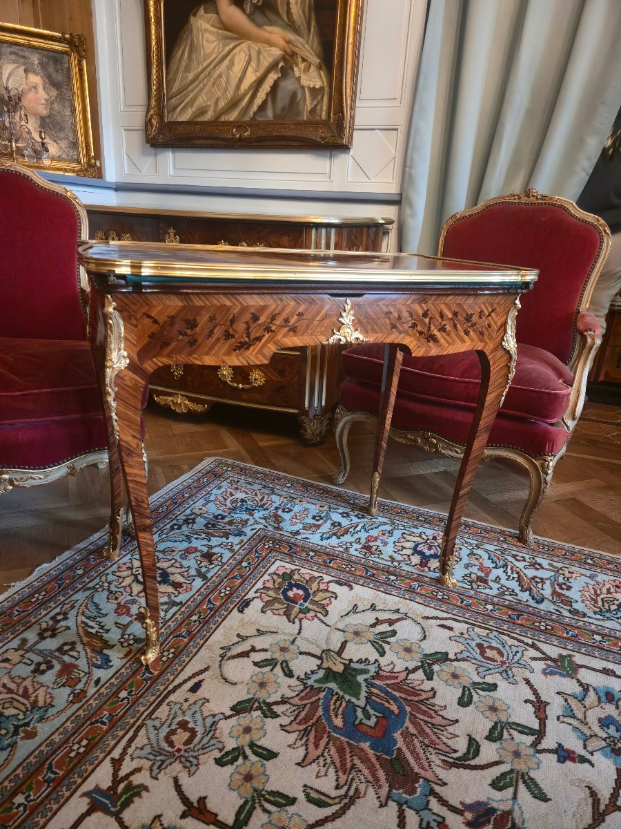 End Wood Marquetry Games Table In The Bvrb Style, By Krieger,-photo-7