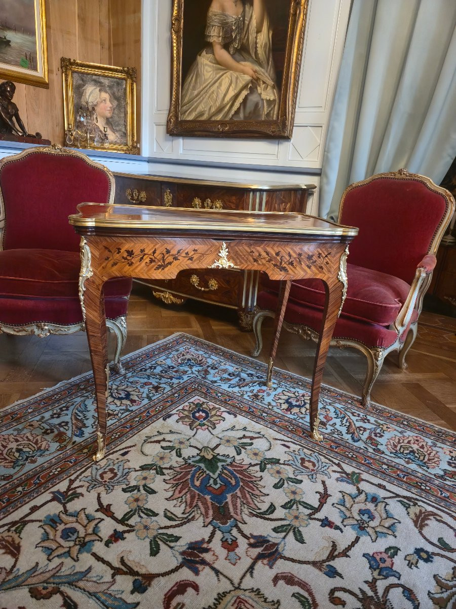 End Wood Marquetry Games Table In The Bvrb Style, By Krieger,-photo-8