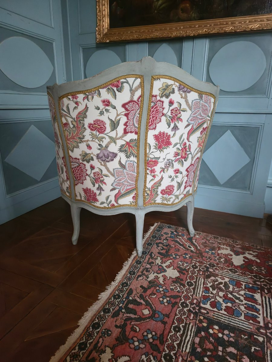 Marquise en gondole, travail de faussaire réalisé dans le goût des grands sièges Louis XV.-photo-5