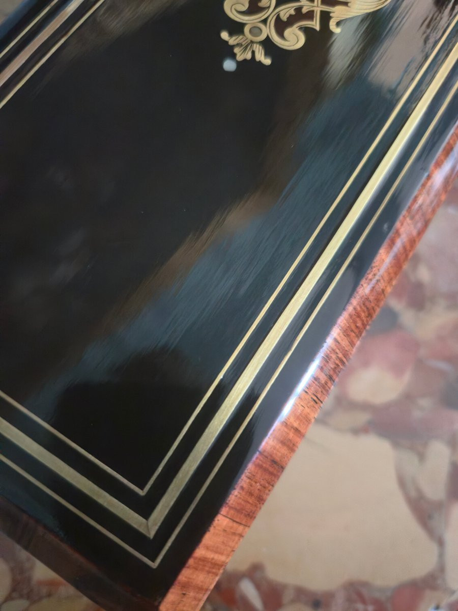 Coffret boîte à gants d’époque Napoléon III.   -photo-2