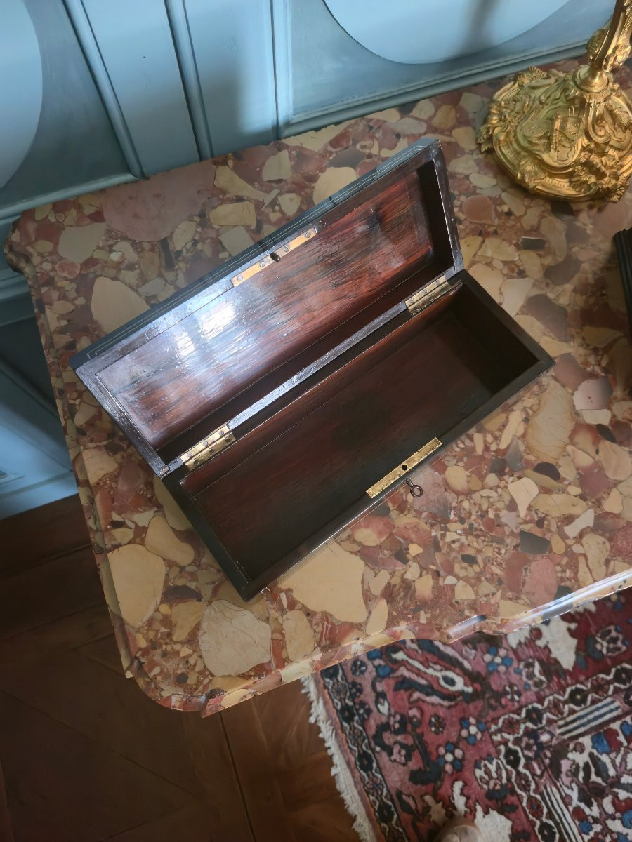 Coffret boîte à gants d’époque Napoléon III.   -photo-5