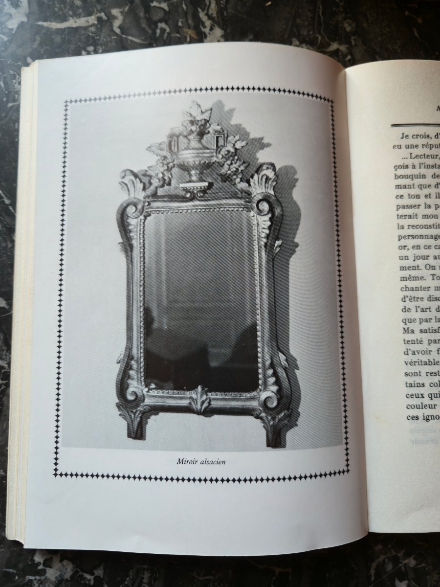 Miroir alsacien » attribué aux premières productions d’André Mailfert, Orléans, vers 1910.   -photo-2
