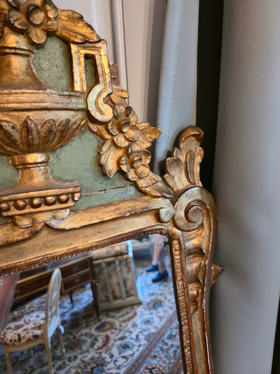 Miroir alsacien » attribué aux premières productions d’André Mailfert, Orléans, vers 1910.   -photo-3