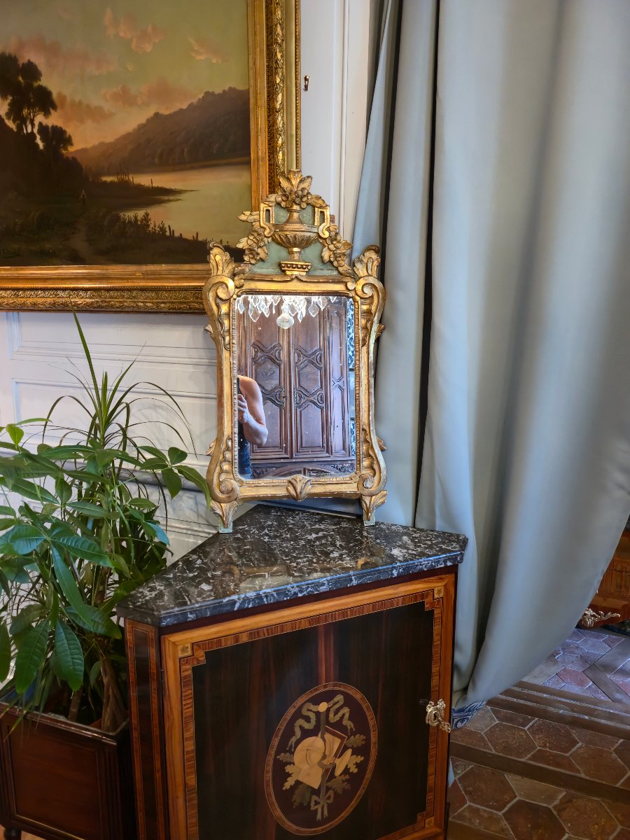 Miroir alsacien » attribué aux premières productions d’André Mailfert, Orléans, vers 1910.   