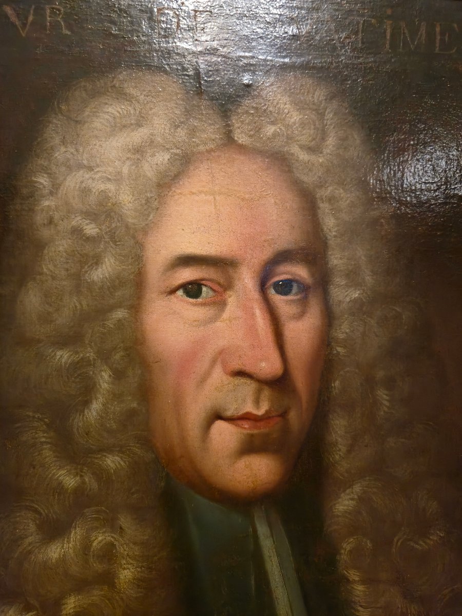 Portrait d’un magistrat, première moitié du XVIIIe siècle.  -photo-4