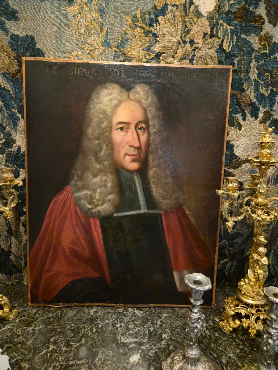Portrait d’un magistrat, première moitié du XVIIIe siècle.  -photo-1