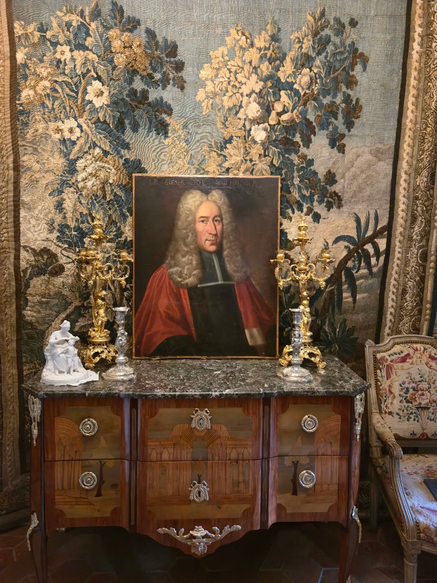 Portrait d’un magistrat, première moitié du XVIIIe siècle.  -photo-2