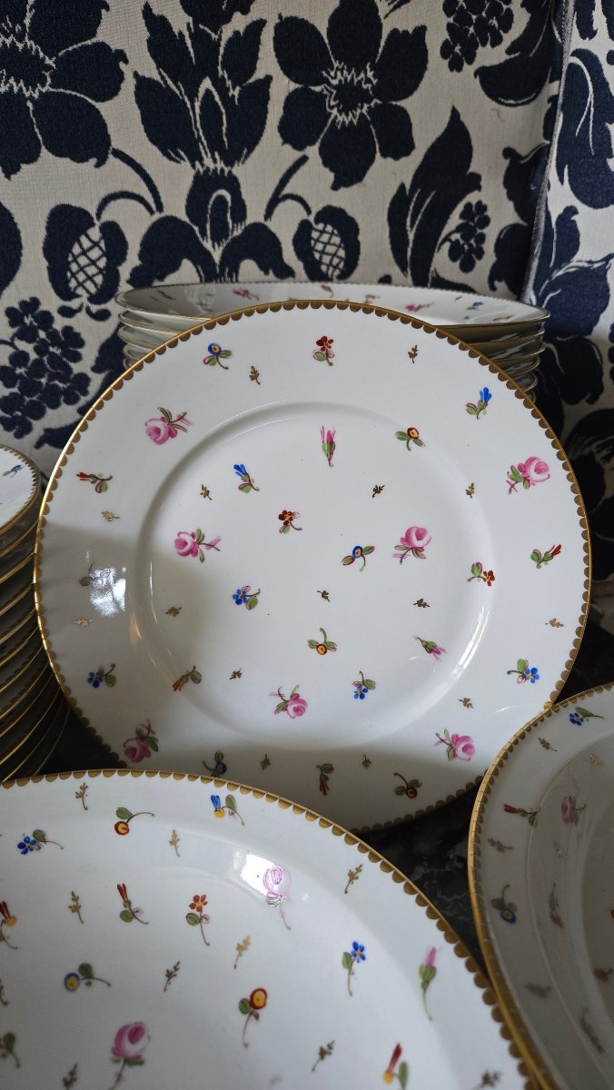 Service de table en porcelaine, décor « Vieux Nyon », premier tiers du XXᵉ siècle-photo-2