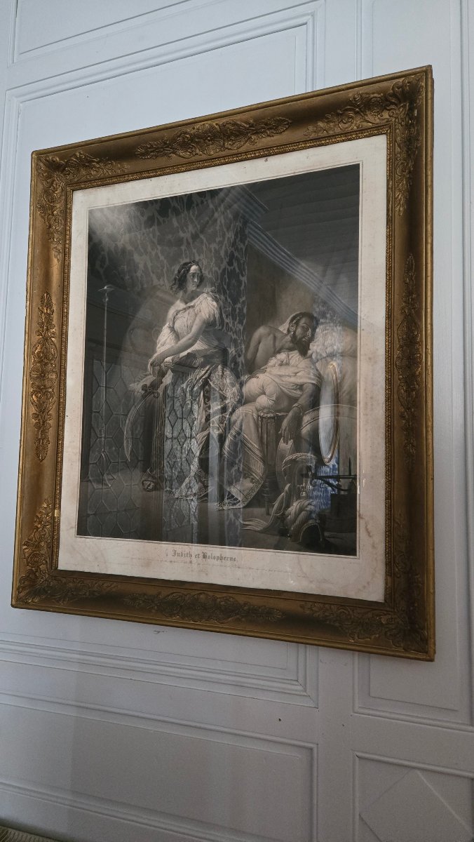 JUDITH ET HOLOPHERNE – D’APRÈS HORACE VERNET  Gravée par Jean-Pierre-Marie Jazet (1788-1871)-photo-2
