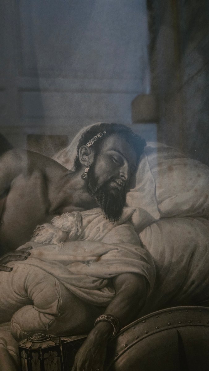 JUDITH ET HOLOPHERNE – D’APRÈS HORACE VERNET  Gravée par Jean-Pierre-Marie Jazet (1788-1871)-photo-6