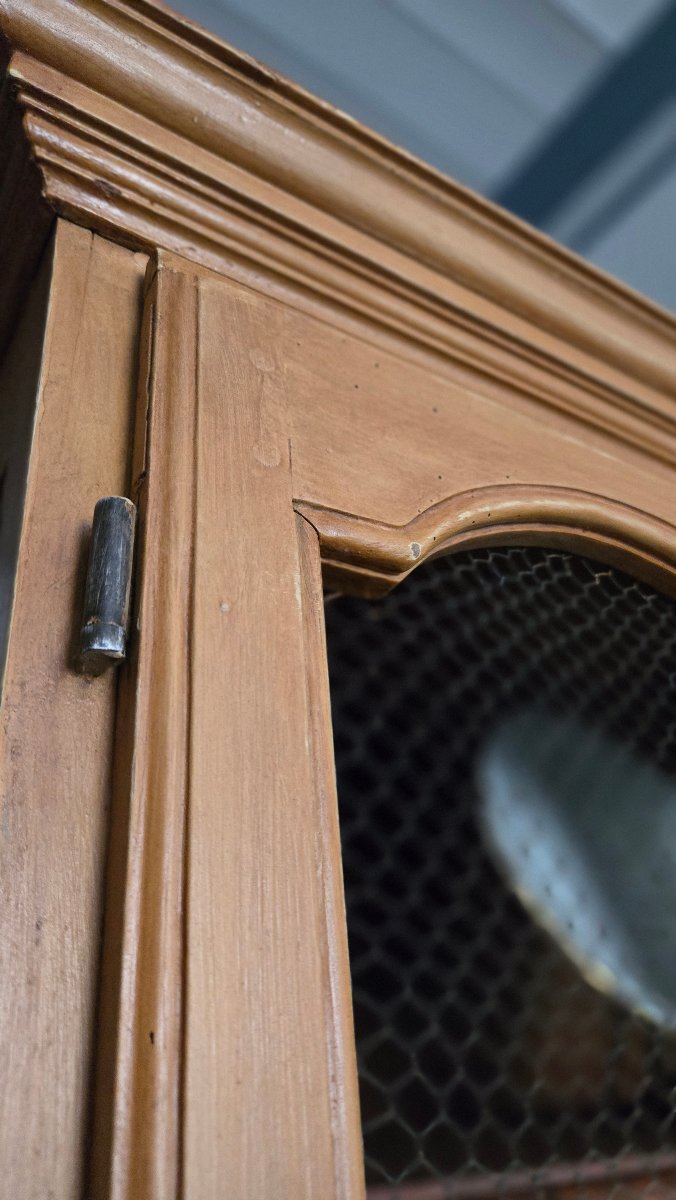 ARMOIRE BIBLIOTHÈQUE GRILLAGÉE DE STYLE LOUIS XIV  France, XVIIIᵉ siècle   -photo-2