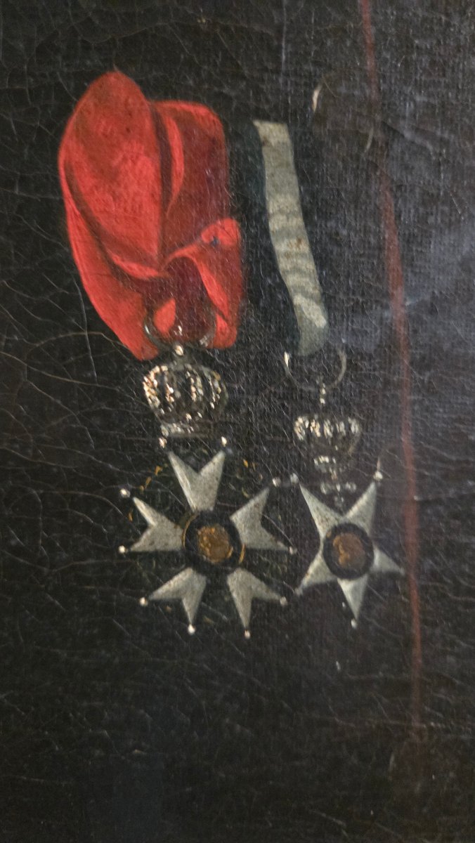 JEAN-PIERRE-FRÉDÉRIC BARROIS (1786-1880)  PORTRAIT D’UN COLONEL DE LA GARDE NATIONALE DE PARIS -photo-3
