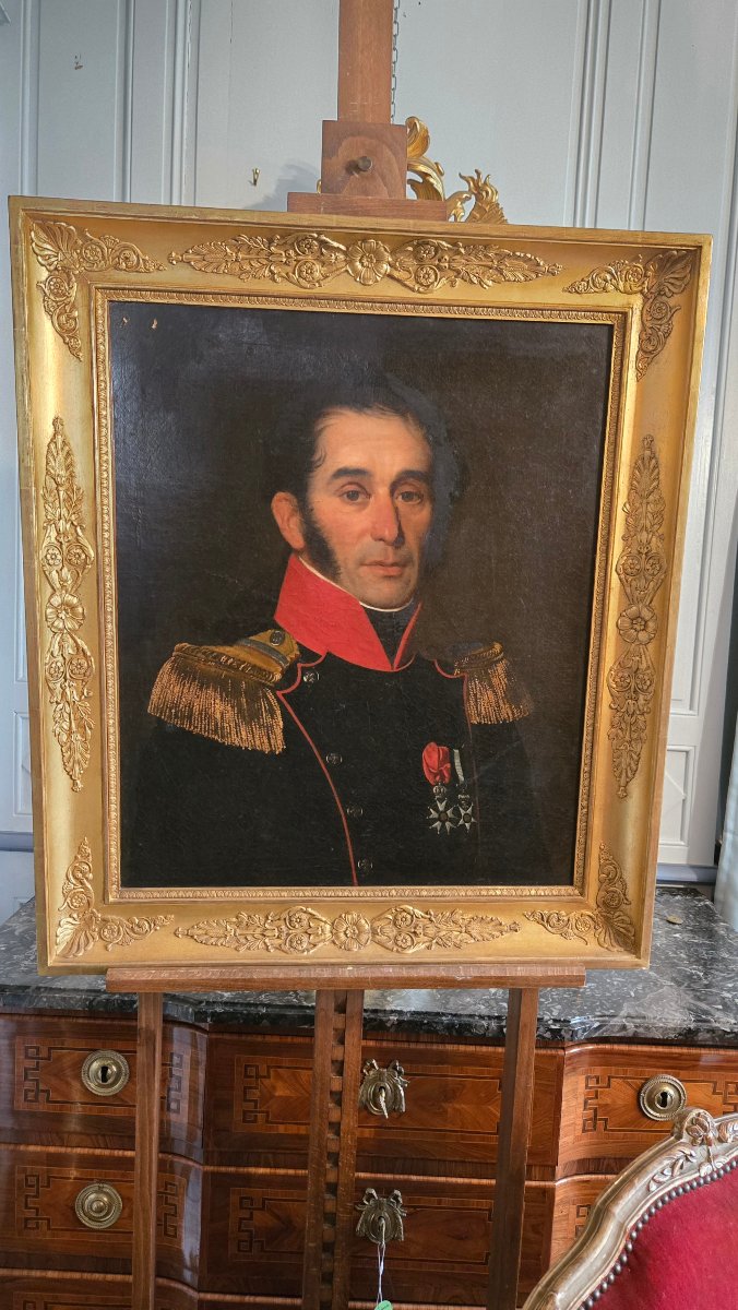 JEAN-PIERRE-FRÉDÉRIC BARROIS (1786-1880)  PORTRAIT D’UN COLONEL DE LA GARDE NATIONALE DE PARIS -photo-6