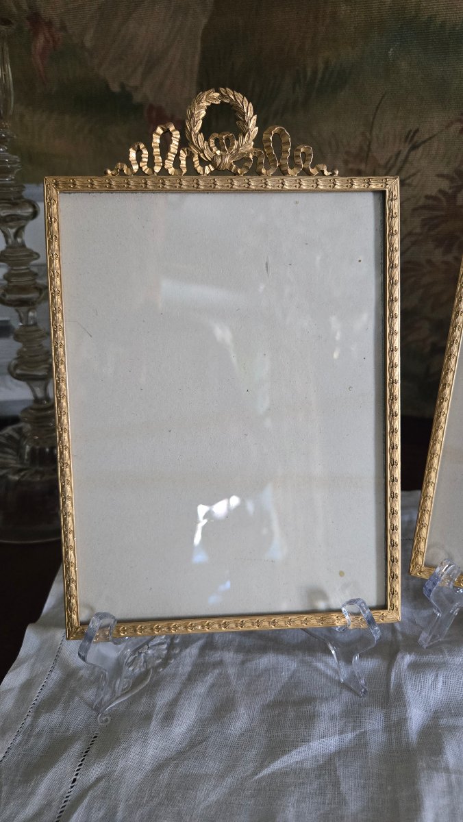 Pair Of Louis XVI-style Frames With Laurel Wreaths-photo-2