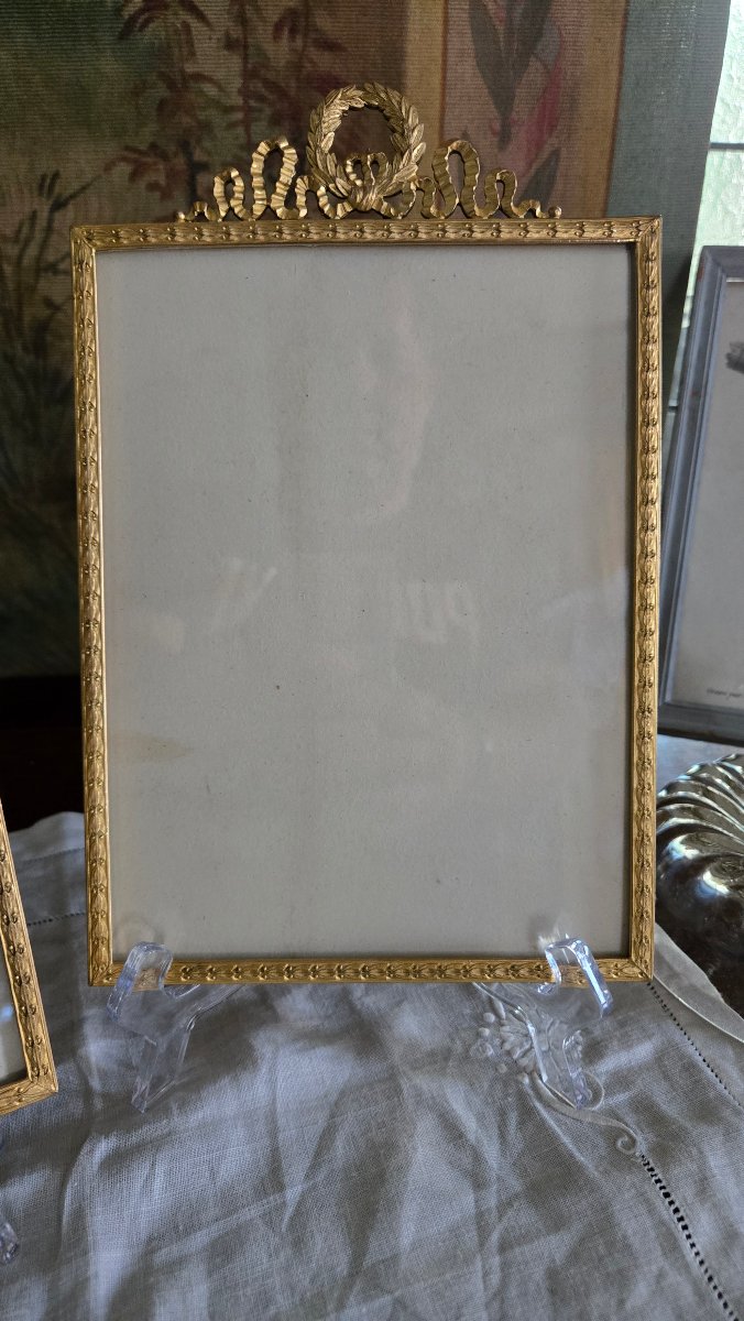 Pair Of Louis XVI-style Frames With Laurel Wreaths-photo-3
