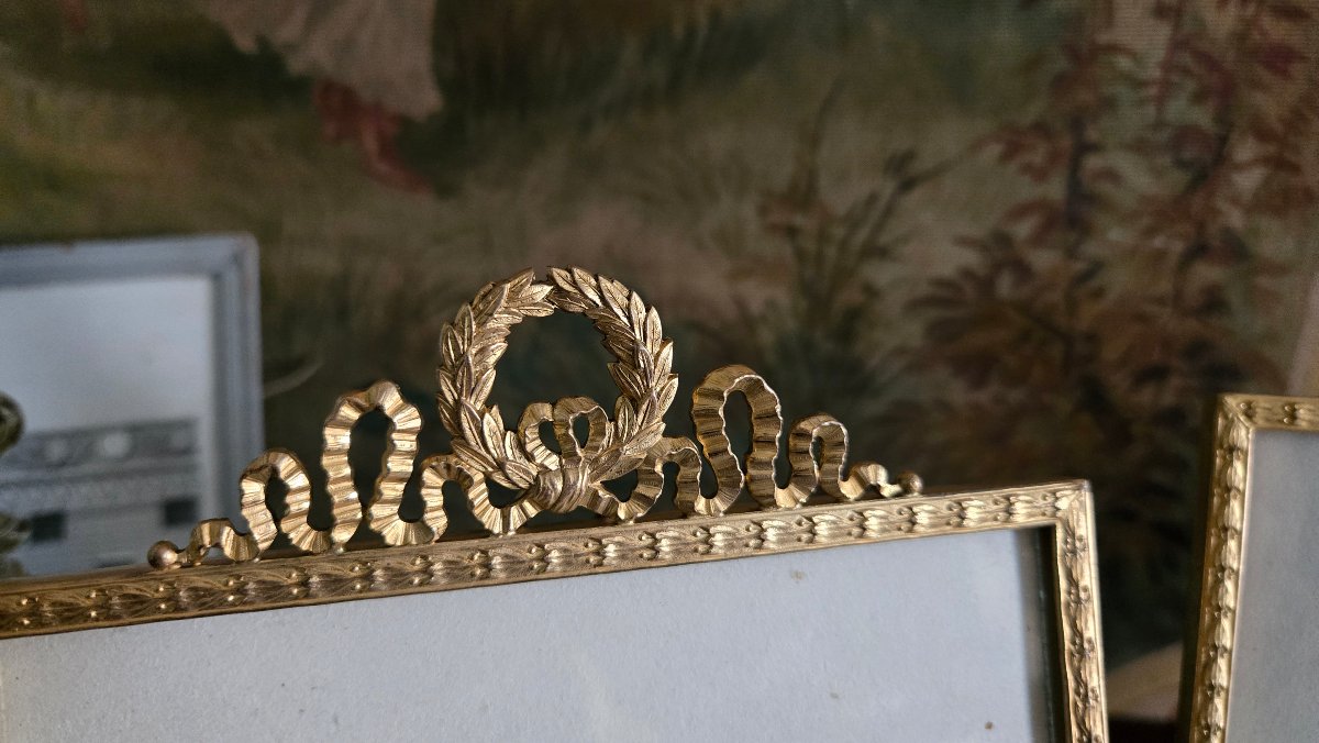 Pair Of Louis XVI-style Frames With Laurel Wreaths-photo-4