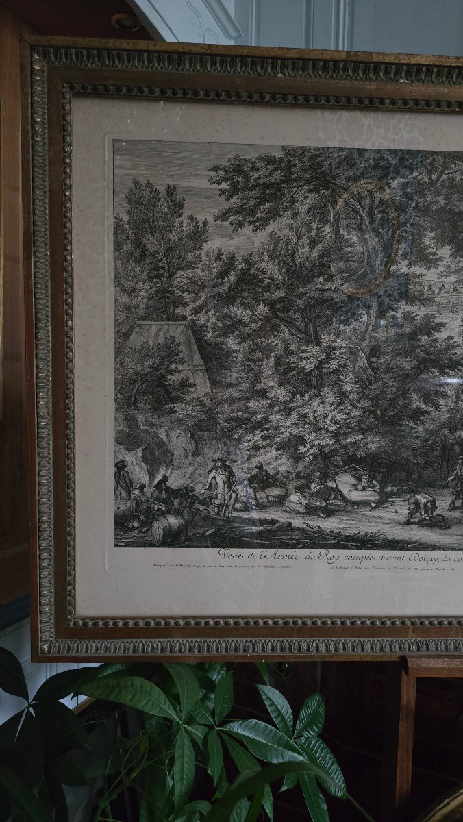 Veuë de l’Armée du Roy devant Doüay – Chalcographie du Louvre , Adam Frans van der Meulen.-photo-1