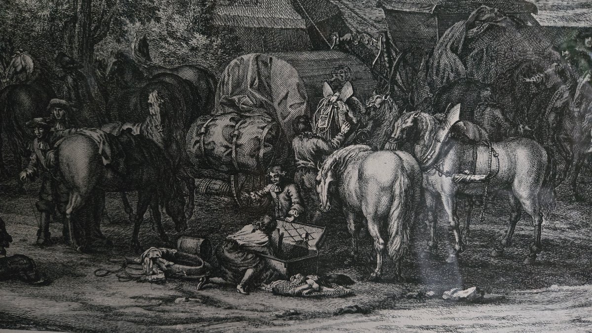 Veuë de l’Armée du Roy devant Doüay – Chalcographie du Louvre , Adam Frans van der Meulen.-photo-2