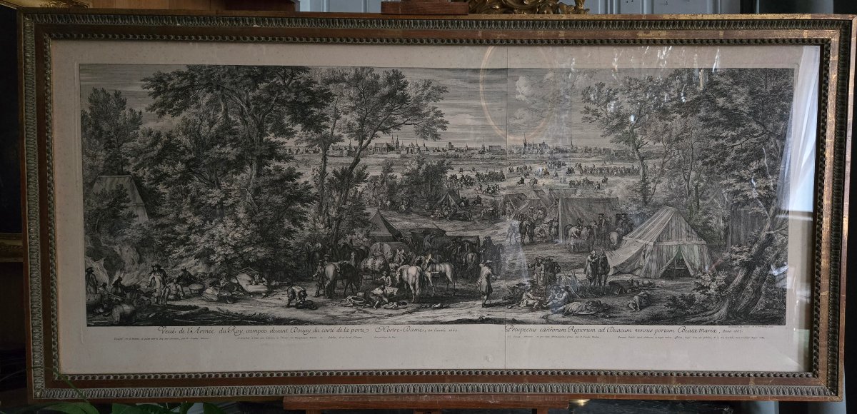 Veuë de l’Armée du Roy devant Doüay – Chalcographie du Louvre , Adam Frans van der Meulen.