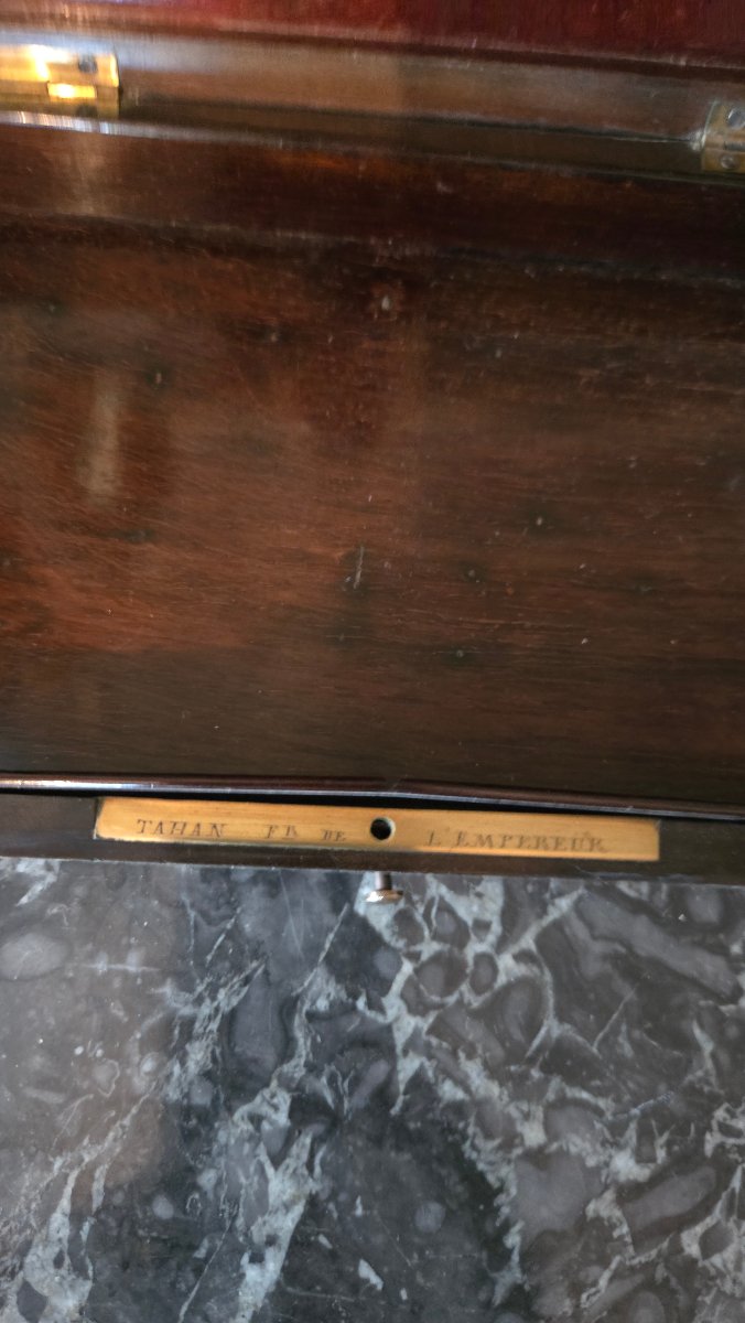 A Small Marquetry Box From The Tahan Company, Purveyor To The Emperor.   -photo-5