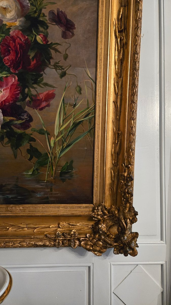 Charlotte élise Puyroche-wagner (1828–1895) – Flowers Among Thorns – 1861 Salon.-photo-7
