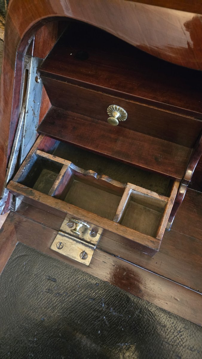 Sloping Desk Converted Into A Prayer Stool, Stamped "p. Daneau," Dating From The Late Louis XIV To Early Regency Period,   -photo-3