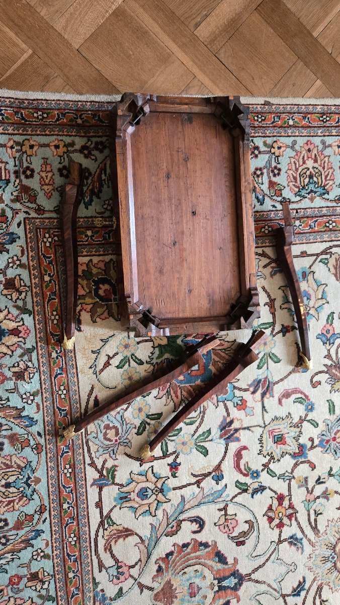 rare meuble de voyage à transformations en bois de violette .-photo-6