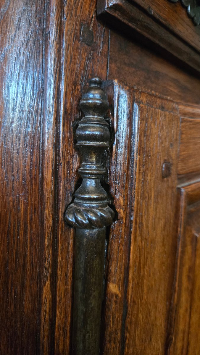 Buffet de chasse réalisé anciennement à partir d'un buffet deux-corps de boiserie  du XVIIIe-photo-1