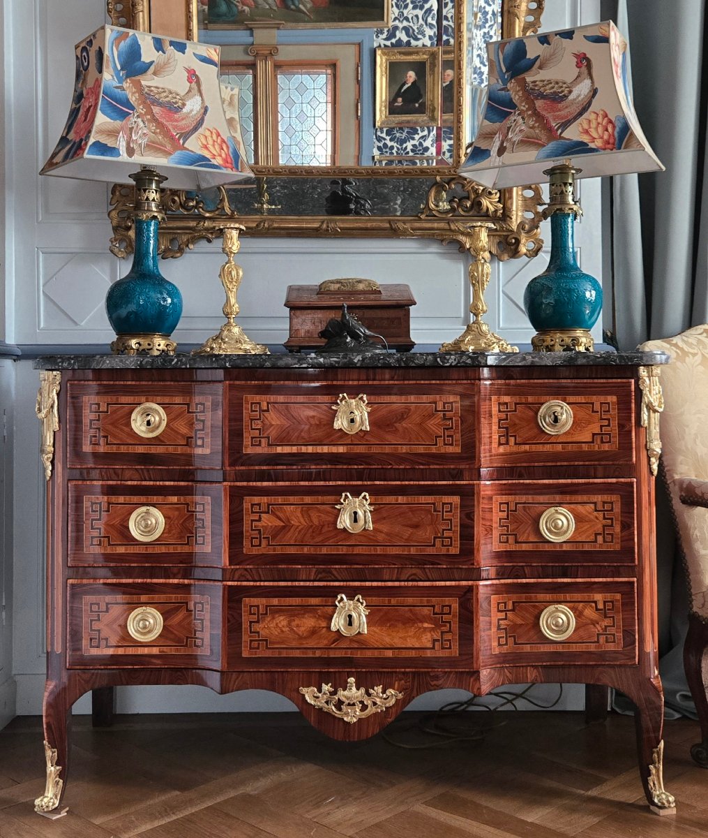 French Louis XV–louis XVI Transitional Commode – Paris, Circa 1770