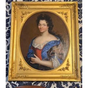 Portrait Of A Woman Known As At Fontange, Oil On Canvas, 17th Century
