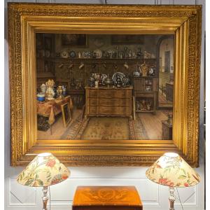 Intérieur d’antiquaire, Jean-Baptiste Coene (1805–1850).  
