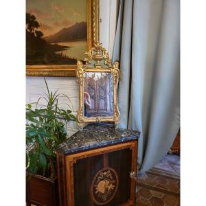 Miroir alsacien » attribué aux premières productions d’André Mailfert, Orléans, vers 1910.