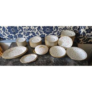 Service de table en porcelaine, décor « Vieux Nyon », premier tiers du XXᵉ siècle