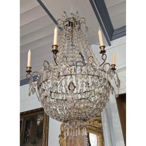 Chandelier In The Shape Of A Hot-air Balloon, Late 18th Century.