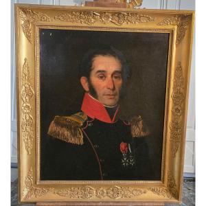 Jean-pierre-frédéric Barrois (1786–1880) Portrait Of A Colonel In The Paris National Guard