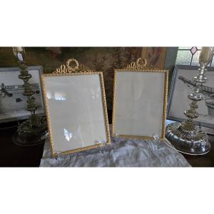Pair Of Louis XVI-style Frames With Laurel Wreaths