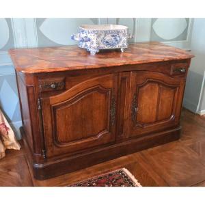A Hunting Sideboard Originally Made From An 18th-century Two-part Paneled Sideboard