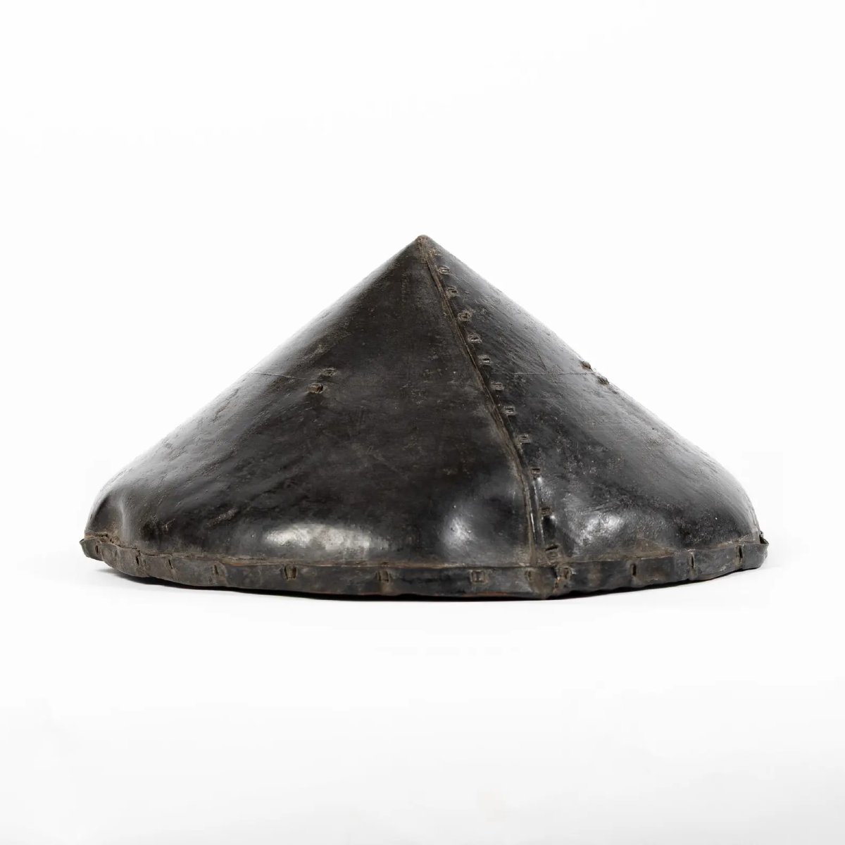 Chapeau D’arme De Samouraï Jingasa - Toppai Jingasa Epoque Edo - 18eme Siècle — Japon-photo-4