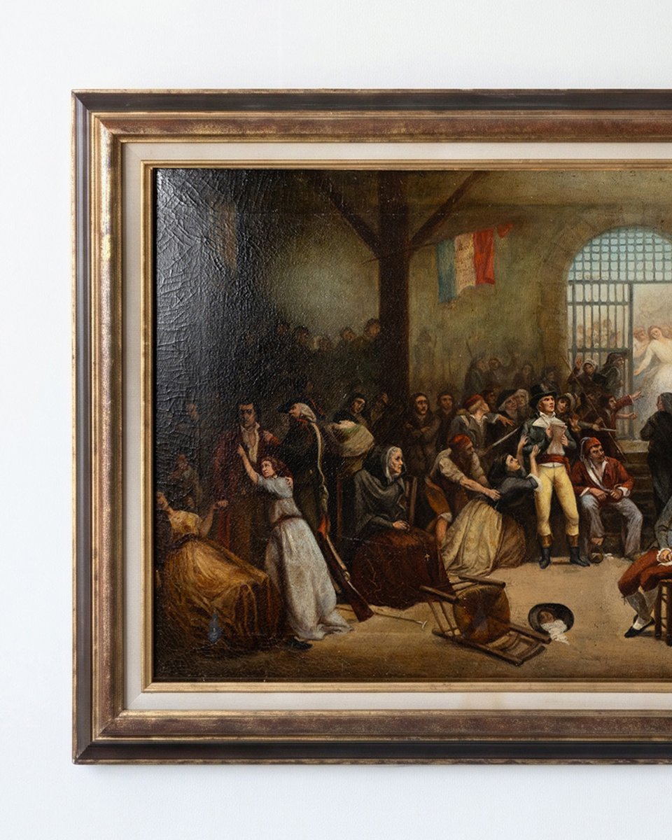 Peinture à l’huile ancienne signée Charles-Louis Müller -photo-3
