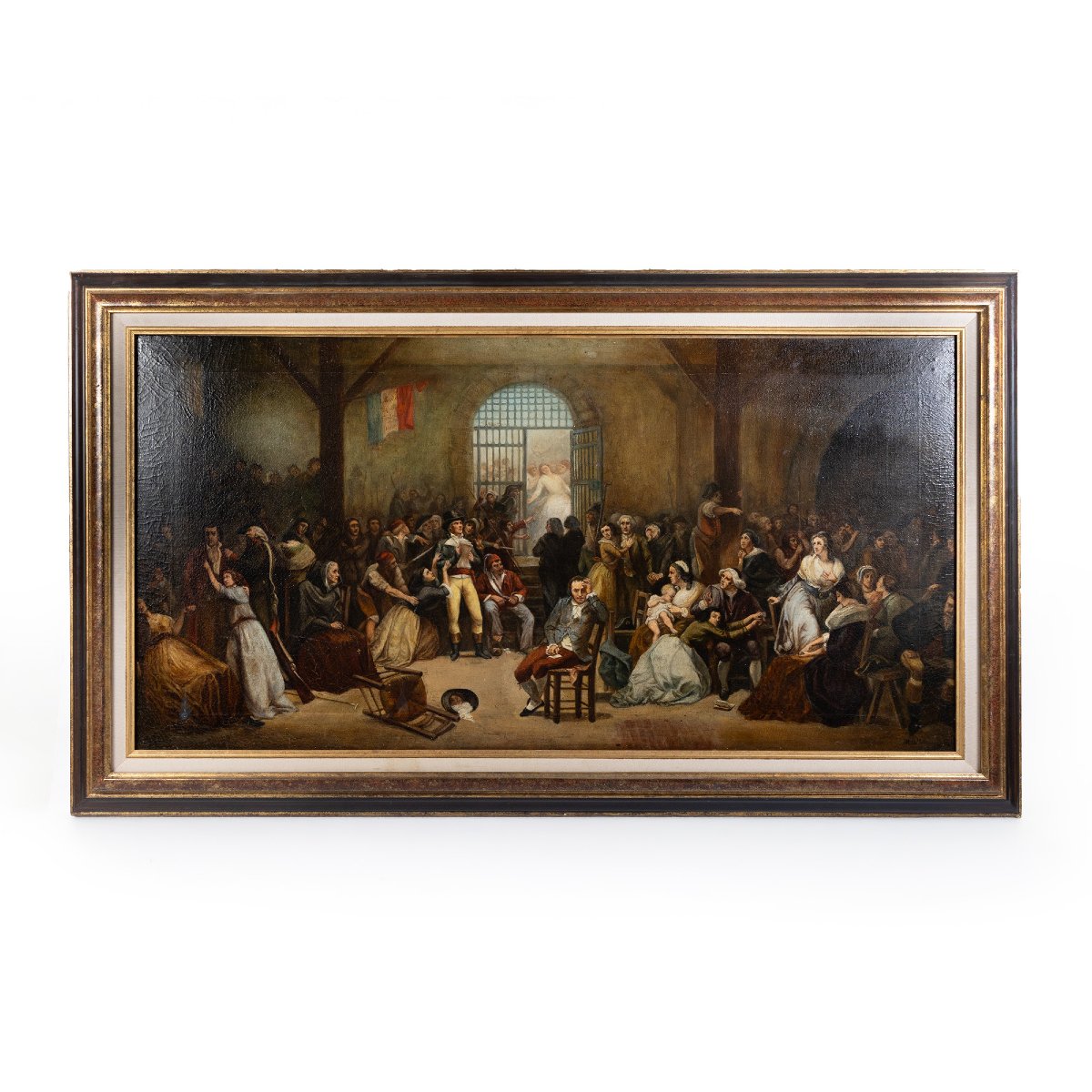 Peinture à l’huile ancienne signée Charles-Louis Müller -photo-1
