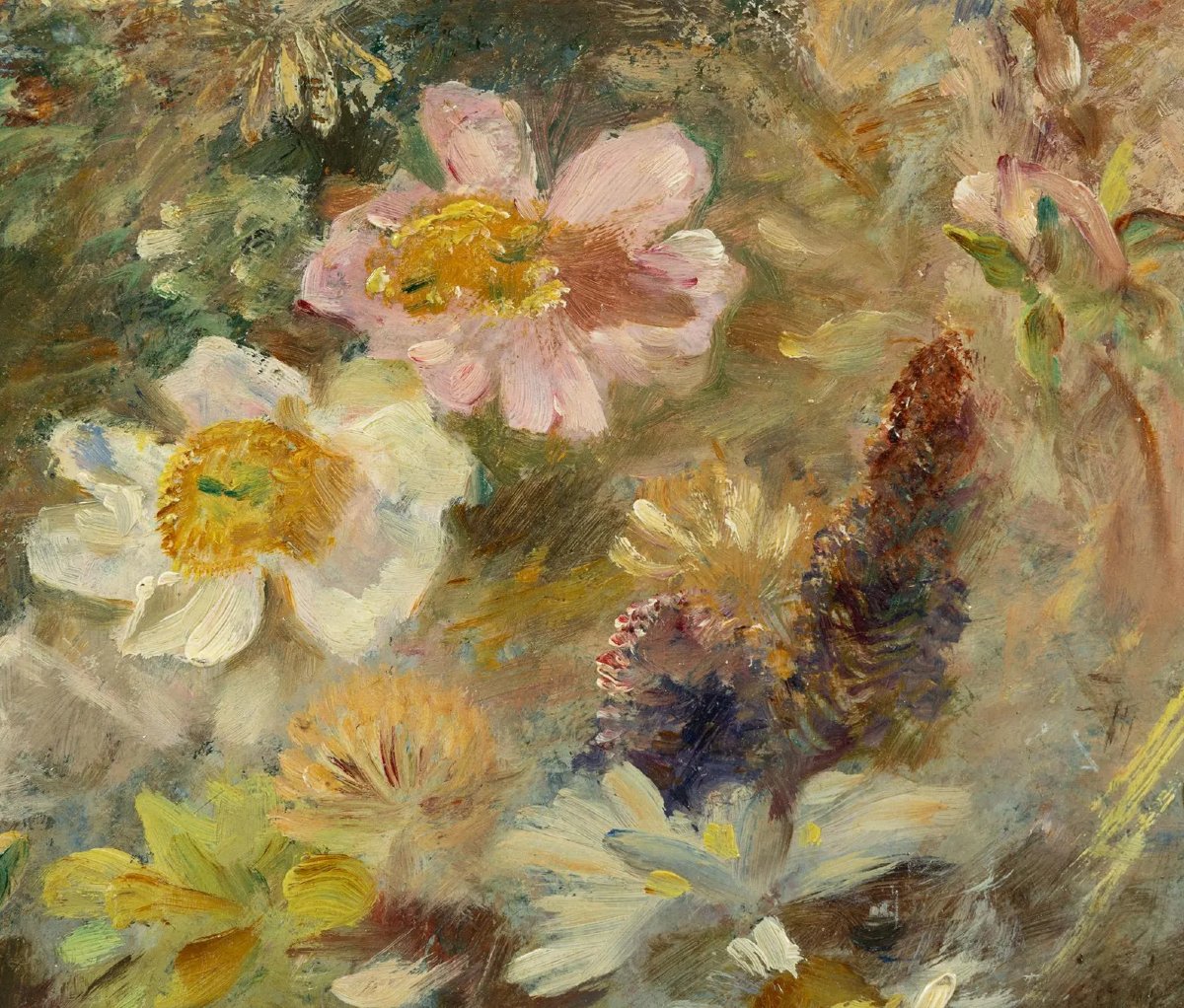 Henri-Arthur Bonnefoy (1839-1917), “Les Fleurs” | Nature morte florale-photo-3