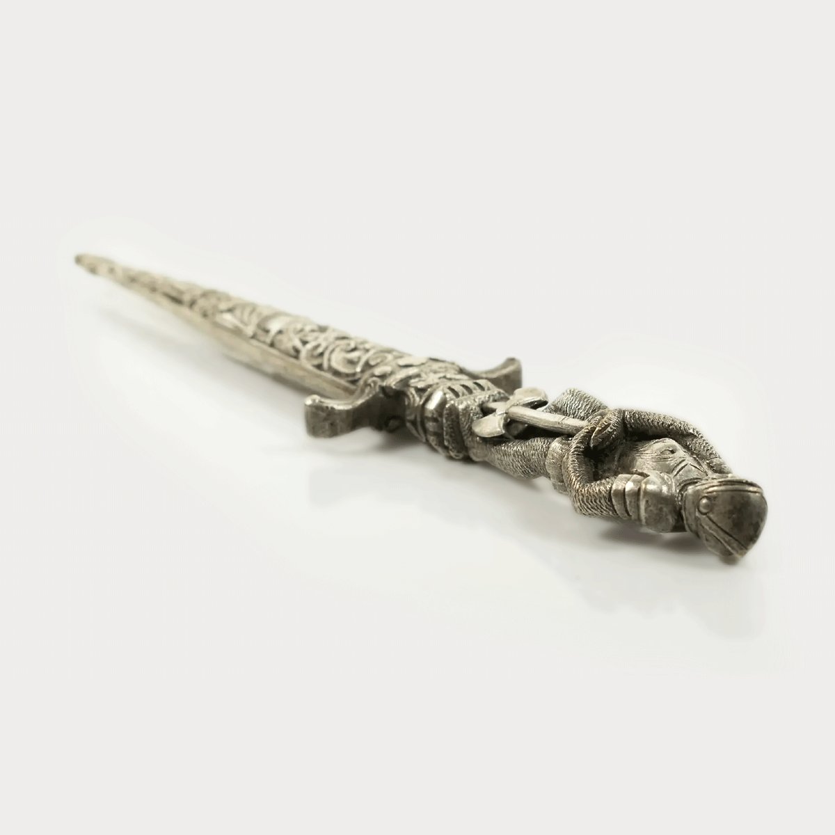 Dague romantique à thème américain — Début à milieu du XIXe siècle — Espagne, vers 1840-photo-4