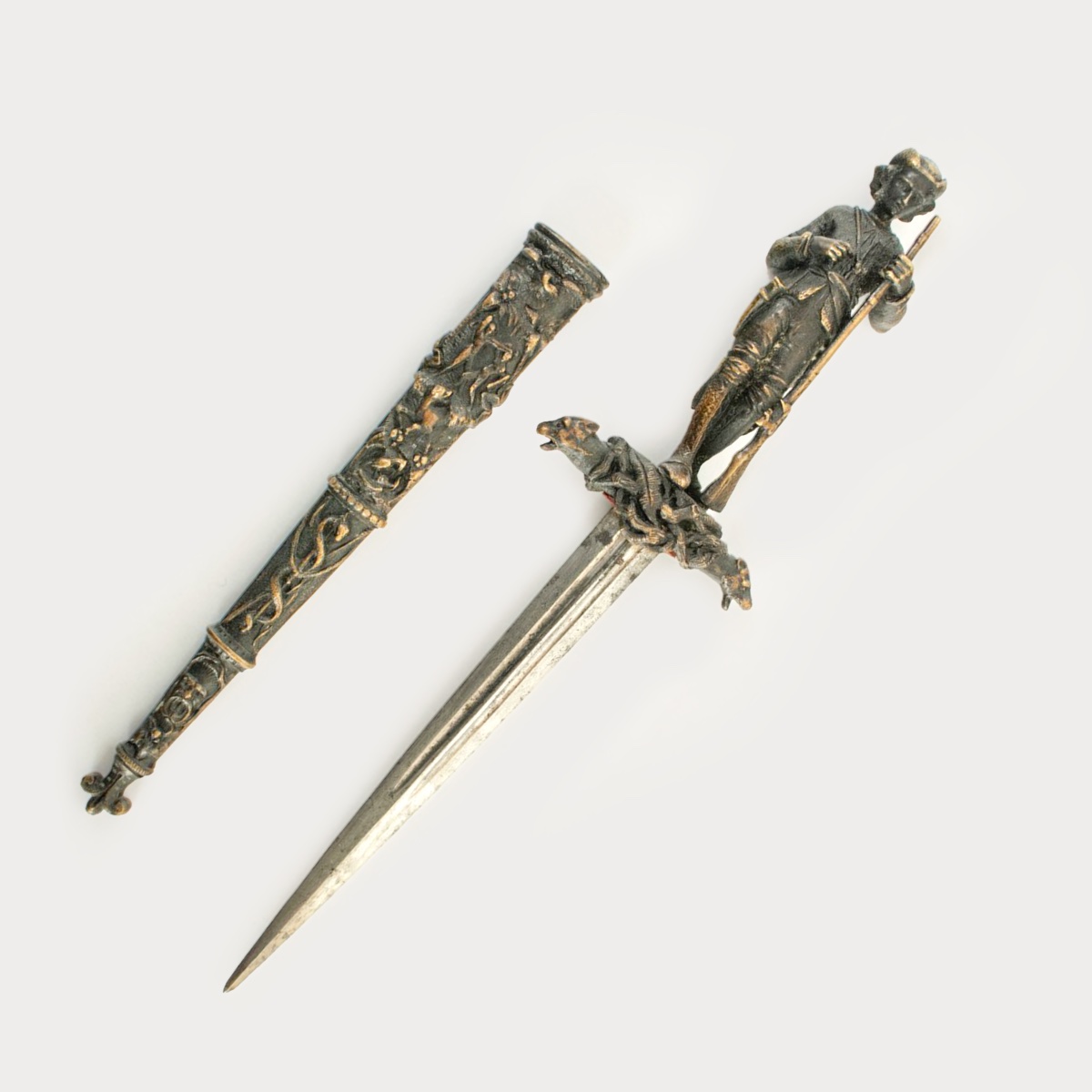 American-themed Romantic Dagger - Early To Mid-19th Century - Spain, Circa 1840