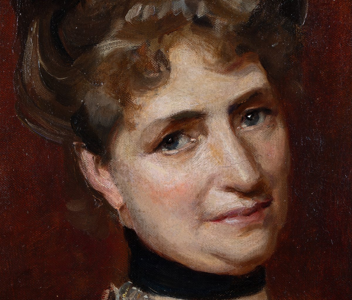 Cercle De Carolus-duran - Portrait Of A Belle époque French Woman, C. 1880-1900-photo-4