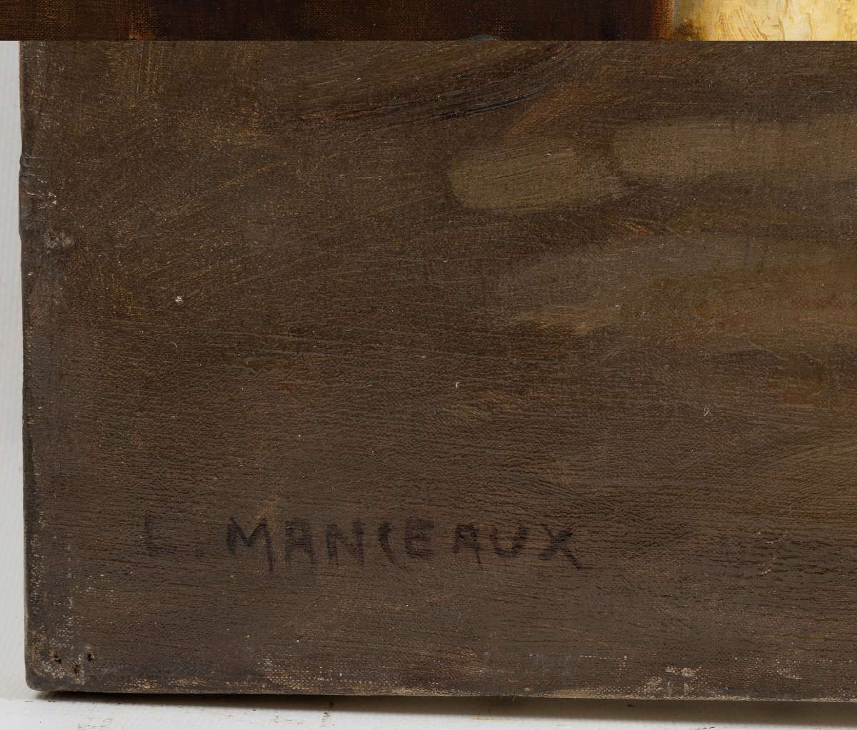Louis Manceaux. « Vers le couchant », huile sur toile, Exposition et provenance - grand format-photo-2