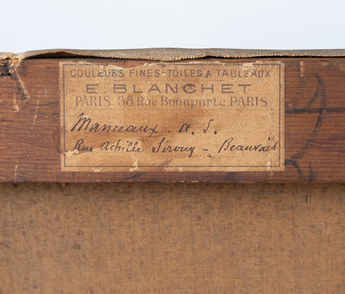 Louis Manceaux. « Vers le couchant », huile sur toile, Exposition et provenance - grand format-photo-5