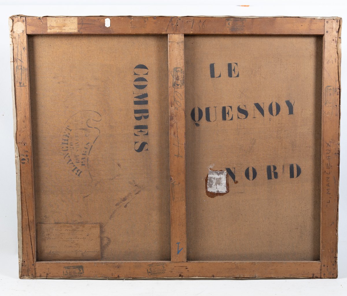 Louis Manceaux. « Vers le couchant », huile sur toile, Exposition et provenance - grand format-photo-8