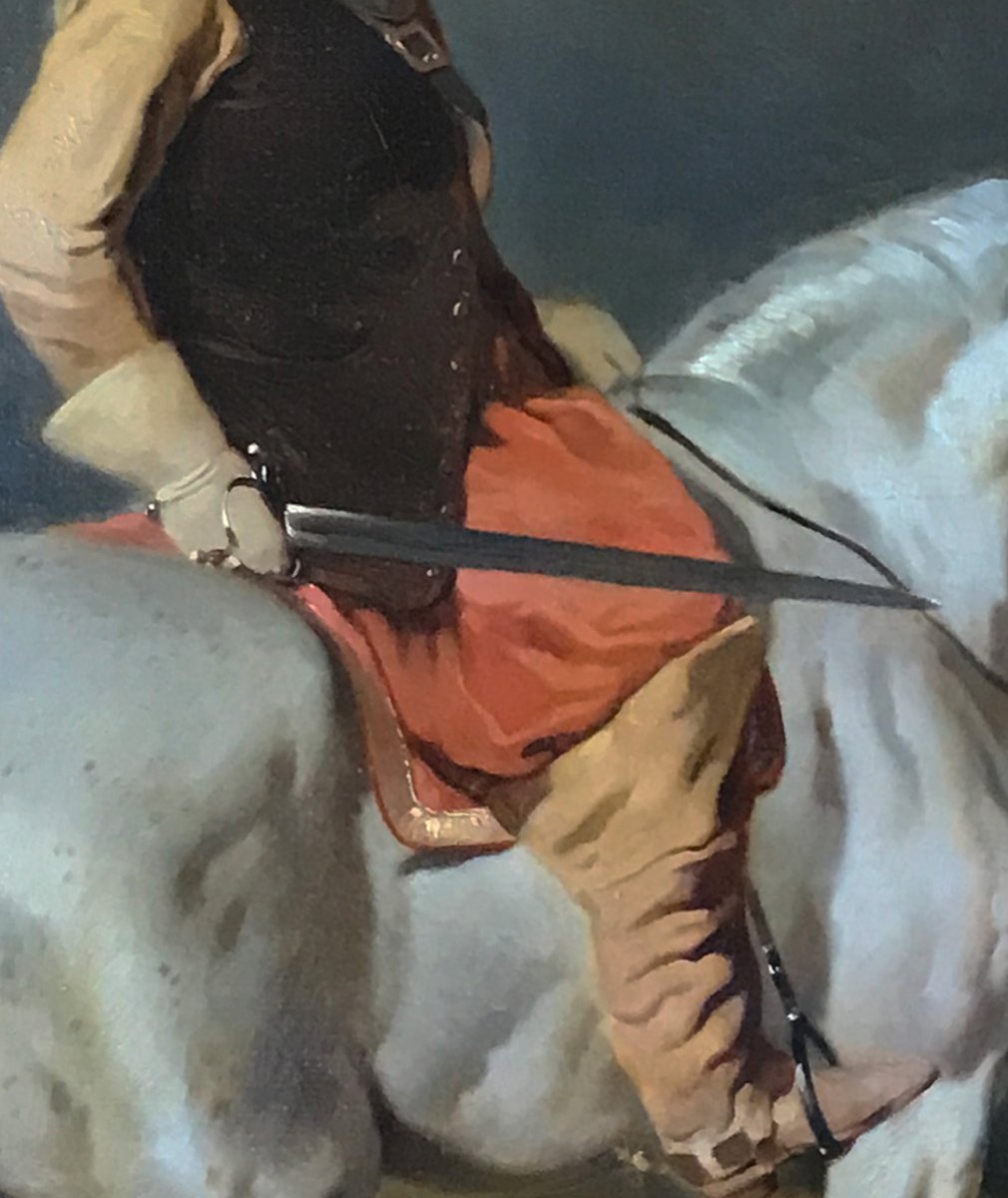 19th Century Oil On Canvas: Follower Of Alfred De Dreux - Capitaine Des Mousquetaires-photo-4